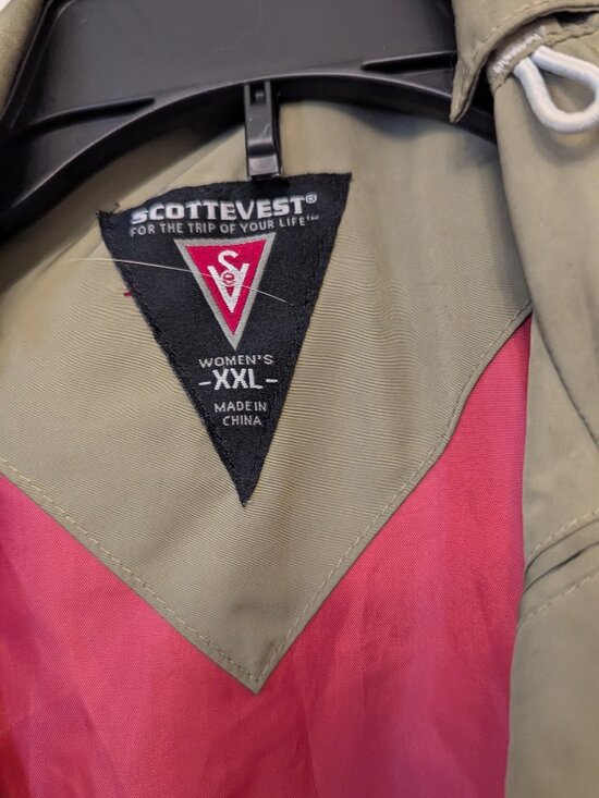 ScotteVest Molly Jacket Womens Size XXL in Olive - Picture 4 of 7